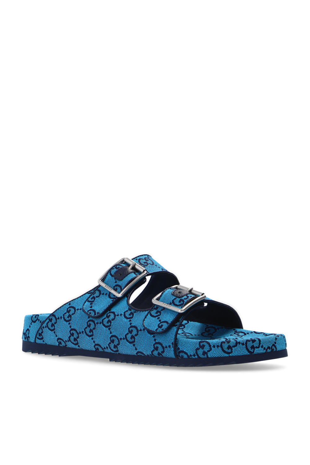 Blue gucci slides discount mens